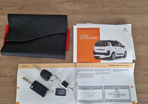 Citroen C3 Picasso cena 39900 przebieg: 83000, rok produkcji 2017 z Międzyrzecz małe 106